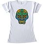 Colour In Adult Skull T Shirt, thumbnail 4 of 10
