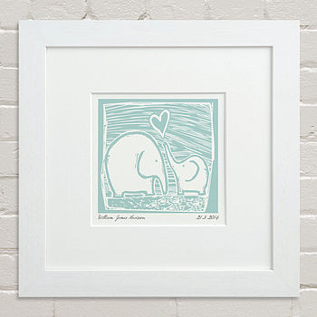 Personalised Elephant Print, 2 of 6