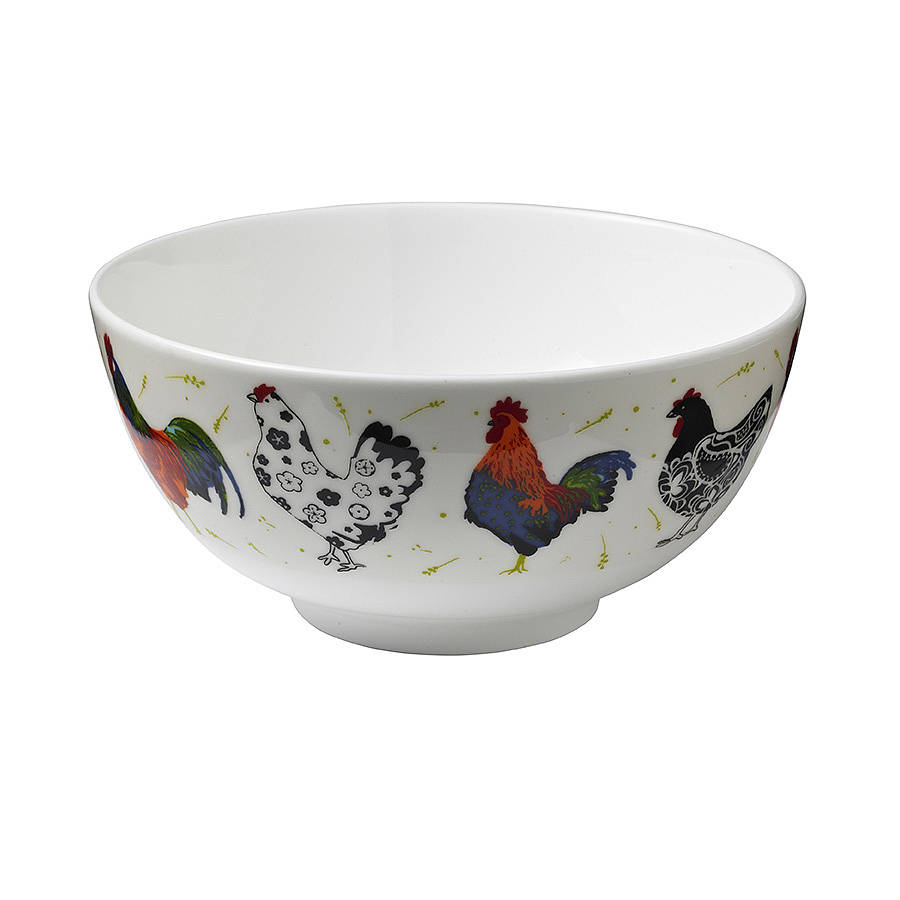 rooster bowl by ulster weavers