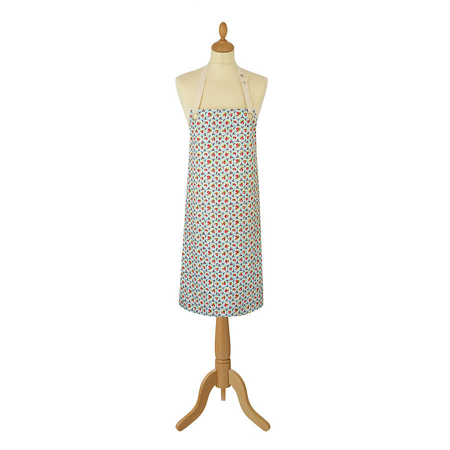 Rosy Dot Oil Cloth Apron By Ulster Weavers