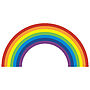 Rainbow Wall Sticker, thumbnail 1 of 1