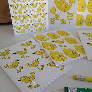 A Pack Of Easter Card Notelets With Stickers, 10 of 12