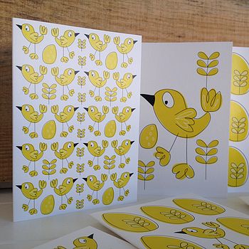 A Pack Of Easter Card Notelets With Stickers, 11 of 12