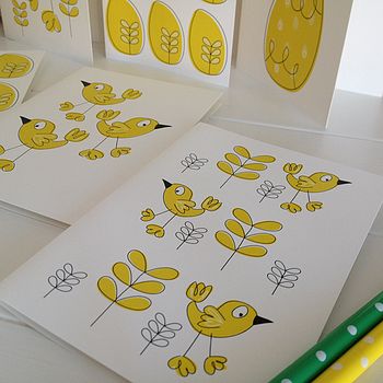 A Pack Of Easter Card Notelets With Stickers, 12 of 12