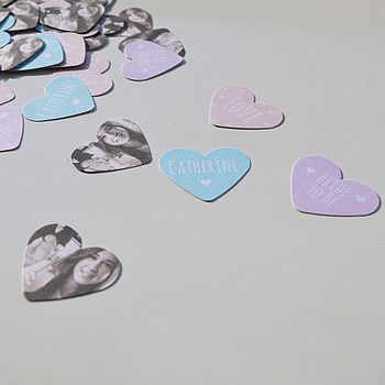 Personalised Photo 'Bride To Be' Party Table Confetti, 2 of 4