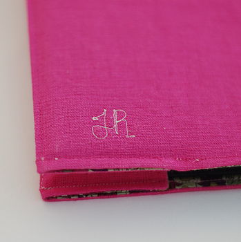 Personalised Floral Notebook By Handmade at Poshyarns ...