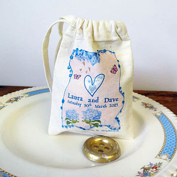 Personalised Wedding Favour Mini Bags, 2 of 2
