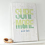 'Surf More Work Less' Graphic Art Print For Surfer, thumbnail 4 of 7
