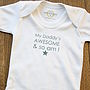 'Awesome And So Am I' Cotton Babygrow, thumbnail 4 of 5