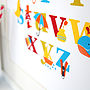 Personalised Children's Alphabet Print, thumbnail 3 of 4
