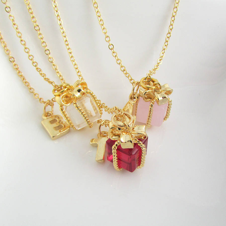 Personalised Gift Box Necklace By EVY Designs