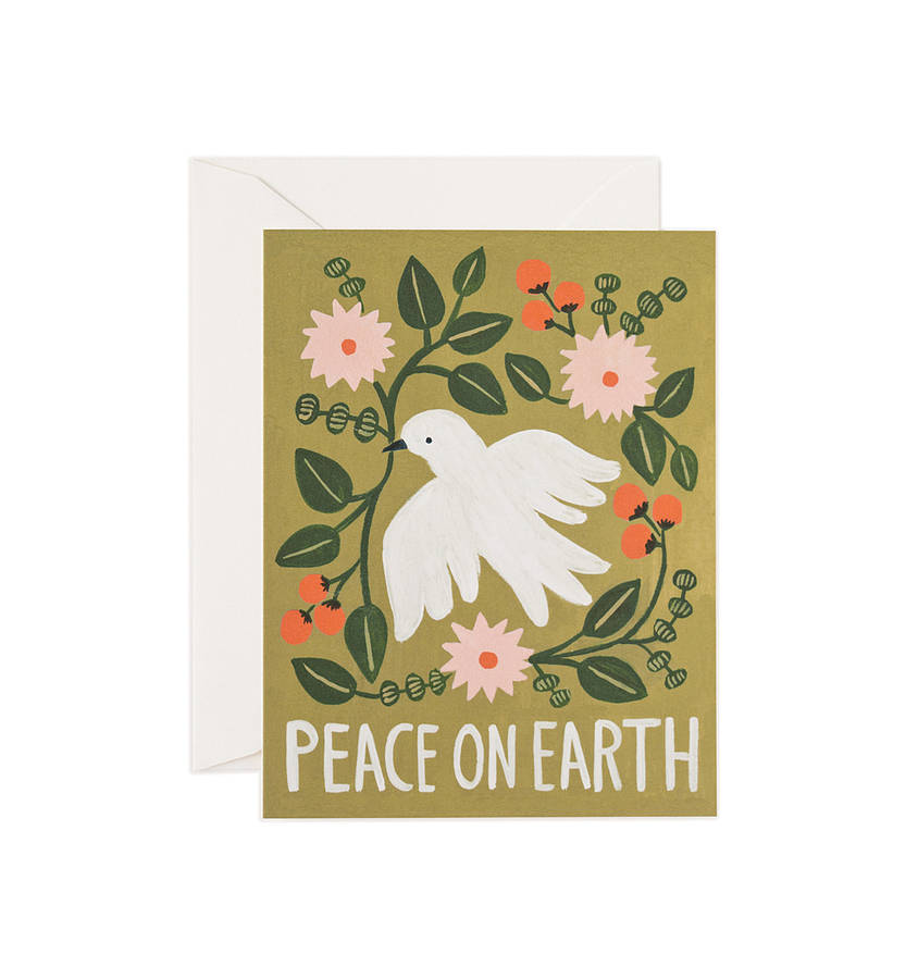 Peace On Earth Folk Inspired Card By Little Baby Company ...