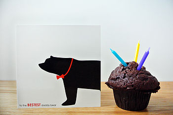 Bestest Daddy Bear, Cute Daddy Birthday Card, 8 of 10