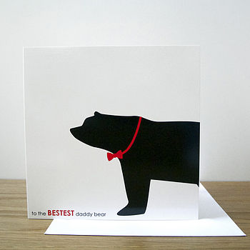 Bestest Daddy Bear, Father's Day Card, 7 of 10