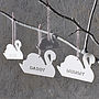 Personalised Swan Family Decoration, thumbnail 2 of 9