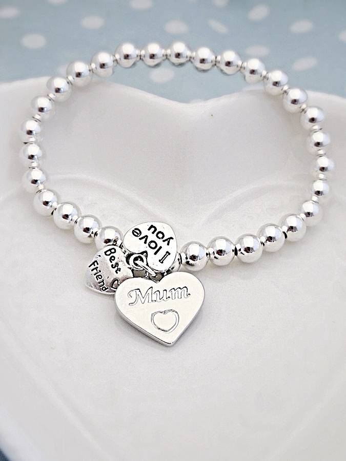 Mum Best Friend, I Love You Bracelet By Sophie Jones Jewellery ...