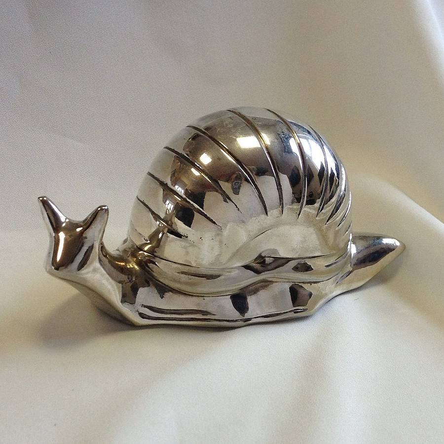 Vintage Snail Trinket Holder By Iamia