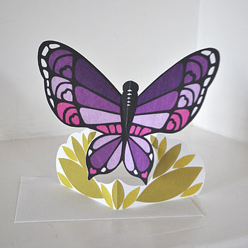 Butterfly Greetings Card, 3 of 4