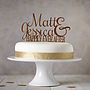 Personalised Ever After Cake Topper, thumbnail 1 of 5