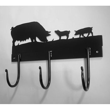Pig And Piglets Forged Hooks, 2 of 2