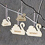 Personalised Swan Family Decoration, thumbnail 1 of 9