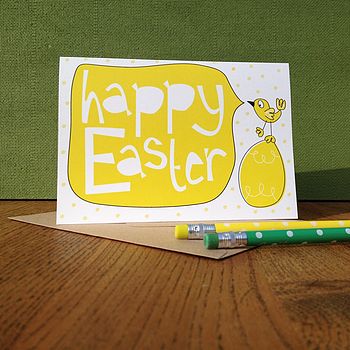 Children's Personalised Easter Card With Sticker, 5 of 6