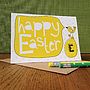 Children's Personalised Easter Card With Sticker, thumbnail 2 of 6