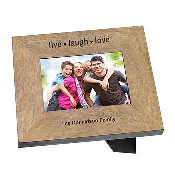 Personalised Live, Laugh, Love Photo Frames, 4 of 4