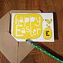 Children's Personalised Easter Card With Sticker, thumbnail 3 of 6