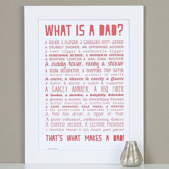 What Is A Dad Poem Print, 9 of 9
