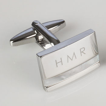 Personalised Cufflinks With Initials, 2 of 4