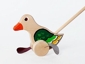 push along duck toy