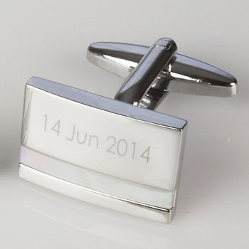 Personalised Cufflinks With Initials, 3 of 4