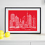 Auckland Skyline Typography Print, thumbnail 5 of 7