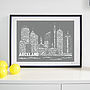 Auckland Skyline Typography Print, thumbnail 4 of 7