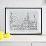Manchester Skyline Typography Print, thumbnail 3 of 8
