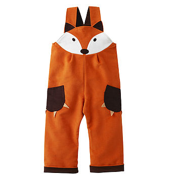 Wild Things Fox Dungaree Outfit, 3 of 7