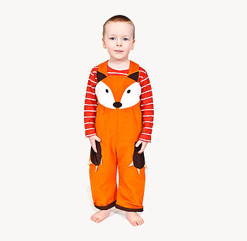 Wild Things Fox Dungaree Outfit, 2 of 7