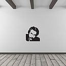 Ron Burgundy Portrait Wall Art Decal By Vinyl Revolution