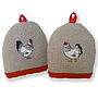 Mr And Mrs Chicken Egg Cosies, thumbnail 2 of 3