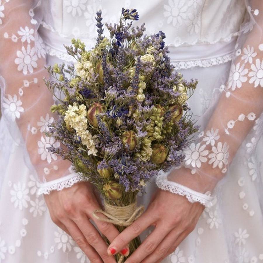 Dried Flower Hand Bouquet