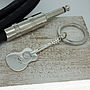 Personalised Silver Acoustic Guitar Key Ring, thumbnail 6 of 10