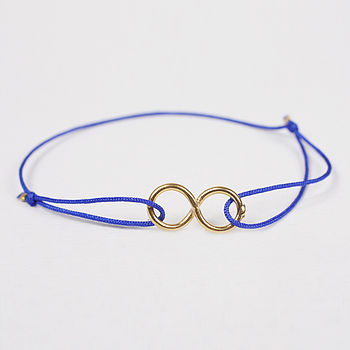 Gold Infinity Bracelet, Assorted Colours, 2 of 9