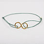 Gold Infinity Bracelet, Assorted Colours, thumbnail 8 of 9