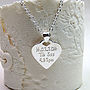 Personalised Silver Babyprints Necklace, thumbnail 2 of 7