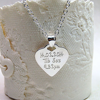 Personalised Silver Babyprints Necklace, 2 of 7