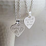 Personalised Silver Babyprints Necklace, thumbnail 3 of 7