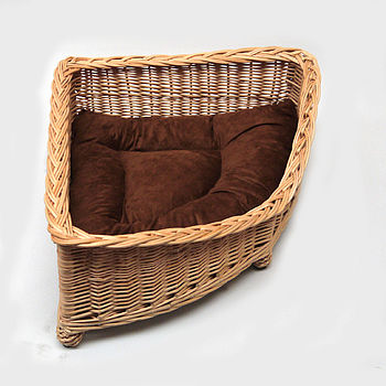 Corner Pet Bed With Cushion, 2 of 3