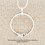Love You More Today Message Necklace, thumbnail 5 of 7