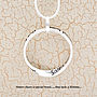 Sisters Bond Silver Plated Message Necklace, thumbnail 2 of 5